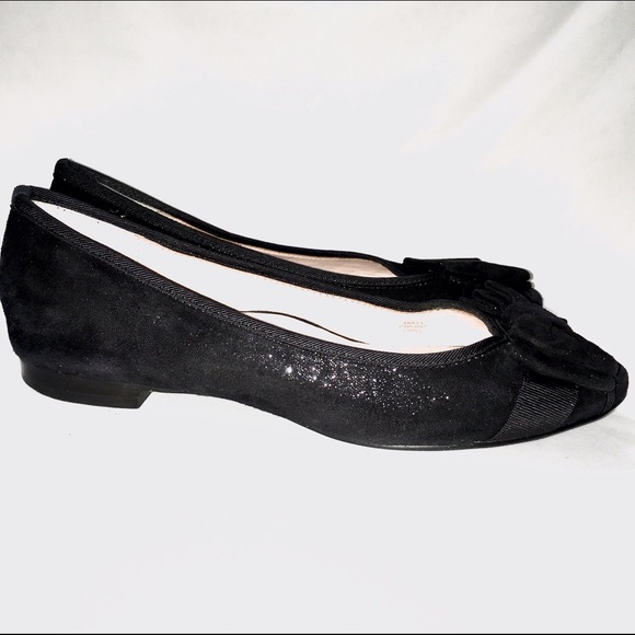 Taryn by Taryn Rose Black Shine Open Toe Flat - Picture 3 of 4