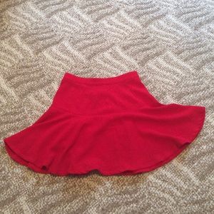 Forever21 High Waisted Red Skirt!