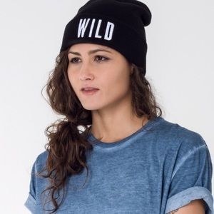 Cute hipster black beanie