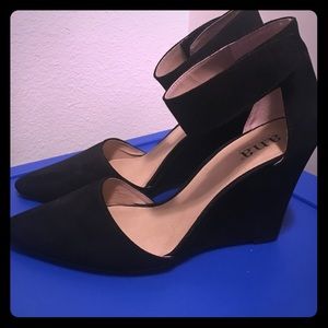 Black Ankle Strap Heels