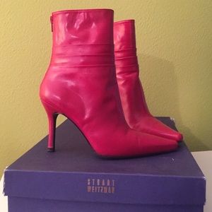 Stuart Weitzman Mid Calf Ankle Boot