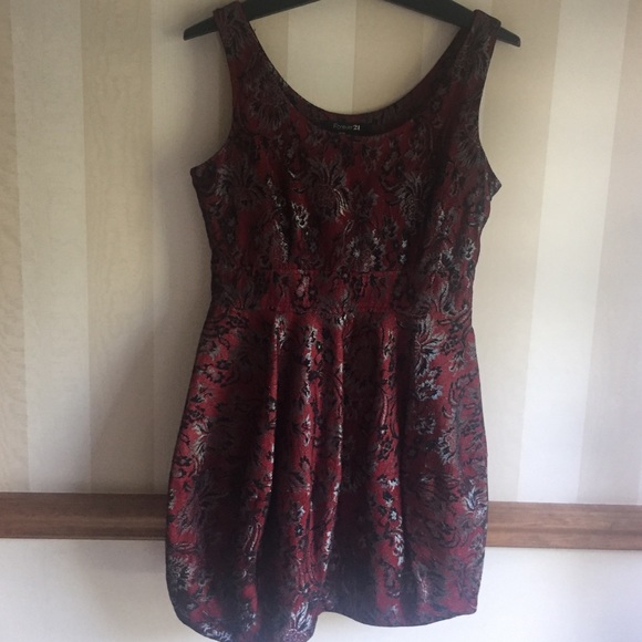Forever 21  red and black party dress