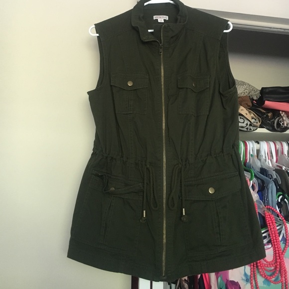 Large dark olive Merona (target) vest