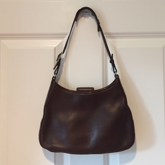 Vintage Coach Small Leather Hobo