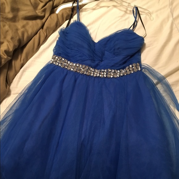 BLUE HOMECOMING DRESS✨