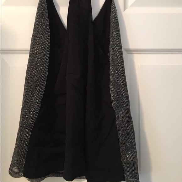 Silver and black tank.  Worn once! - Picture 3 of 4