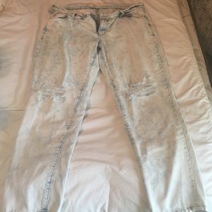 Old Navy Acid washed skinny Boyfriend Jeans