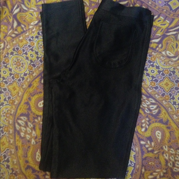 👖AMERICAN APPAREL BLACK DISCO PANTS👖S M - Picture 2 of 4