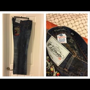 Ed Hardy 36x34 men's jeans