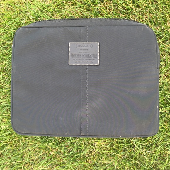 Coach laptop sleeve