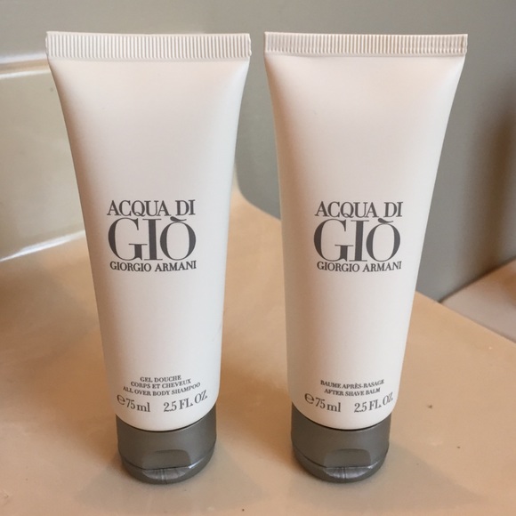 Acqua di gio body wash and after shave