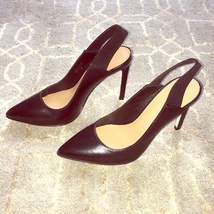 Fifth City Leather Slingback Heels ⭐️SALE⭐️