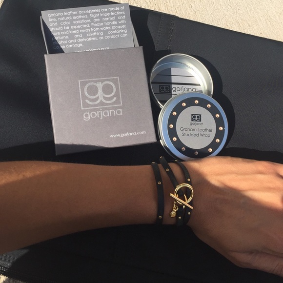 Gorjana Graham Leather Studded Wrap