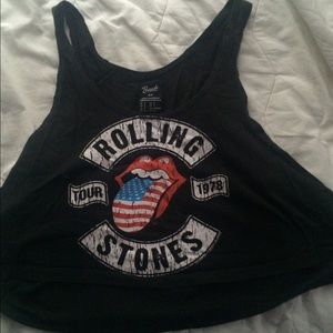 The Rolling Stones Cropped tank top