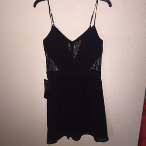 Bebe black mini cocktail dress