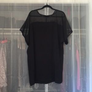 UO sheer shift dress