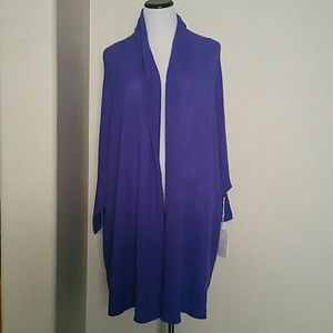 Subtle Luxury 100% Cashmere shawl Jacket size M/L