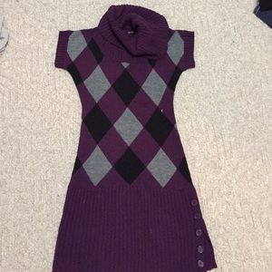 Purple Sweater Dress