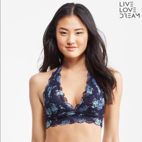 Aeropostale blue halter bralette NWOT