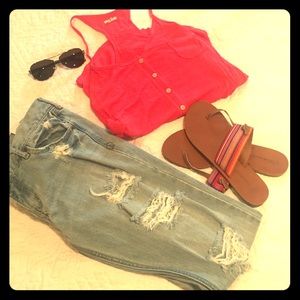 Distressed Hollister Jeans