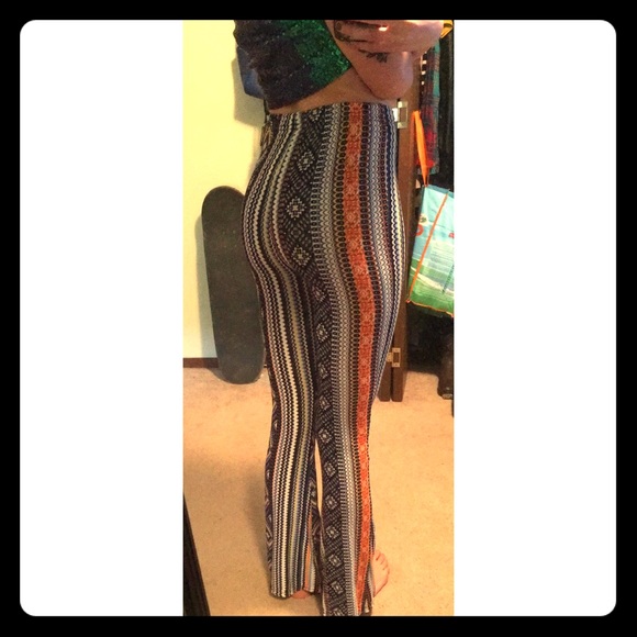 Hippie boho bellbottom flare pants
