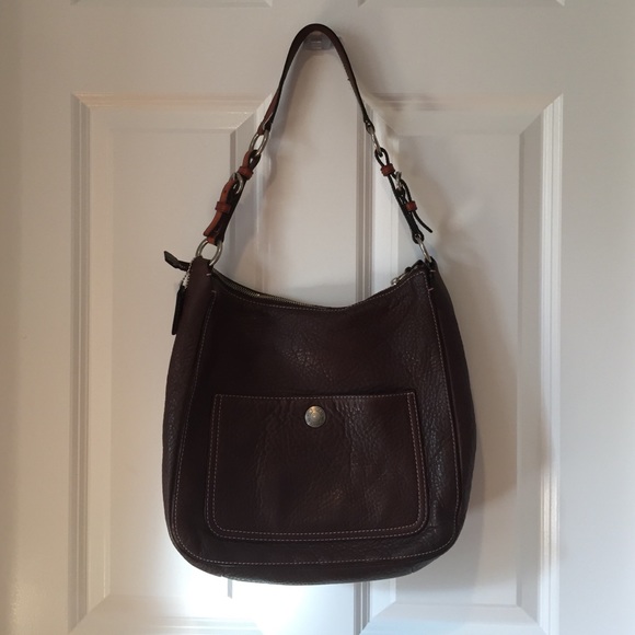 Vintage Coach Grained Leather Hobo