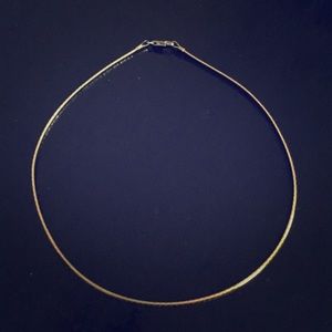 Lia Sophia trash Omega Reversible Necklace