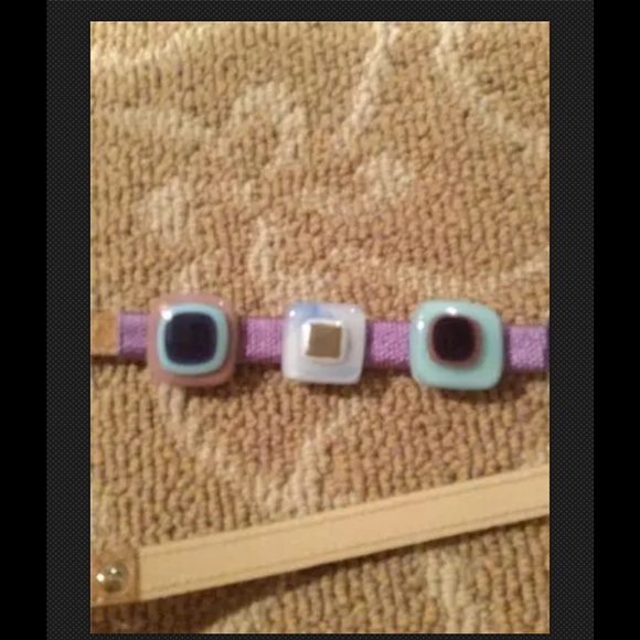 Ferretti Glass, Cording &Leather Belt Runway  30\