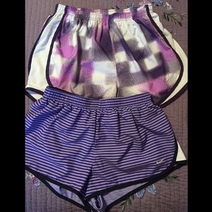 Bundle of Purple Nike Shorts