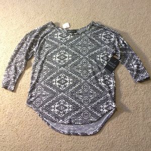 Black crea top from almost famous