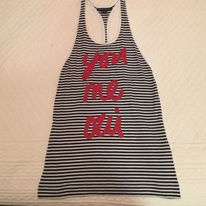 French Connection "you me oui" Tank Top