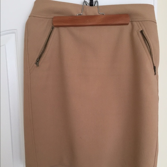 Khaki Sz 8 Loft Skirt