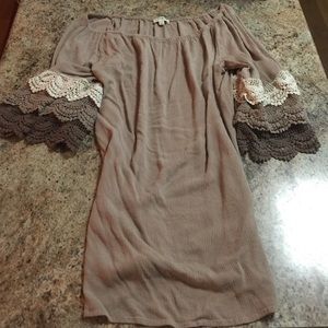 UMGEE OFF THE SHOULDER TUNIC DRESS!