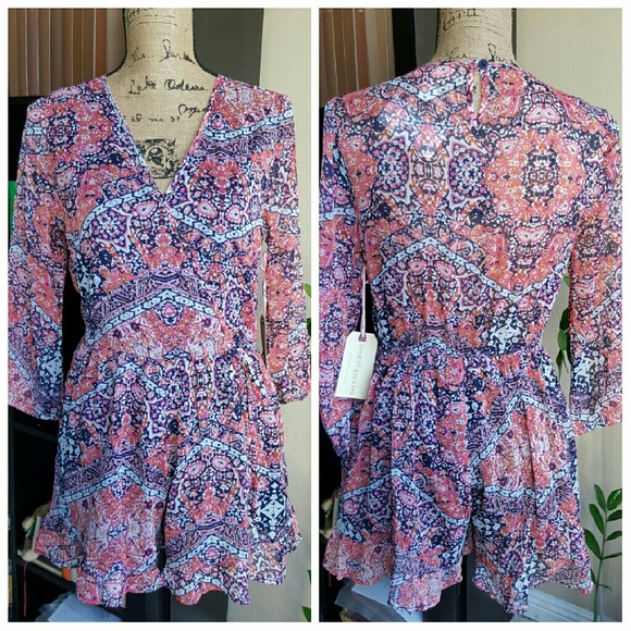 Band of Gypsies Print Romper - Picture 3 of 3