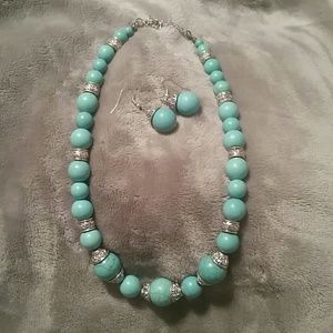 Torquise Necklace and Earings