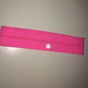 Pink Lululemon headband