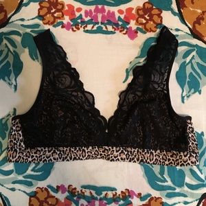 Victoria's Secret Pink Leopard Print Bralette