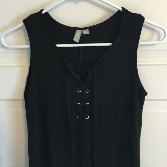 Lace up tank