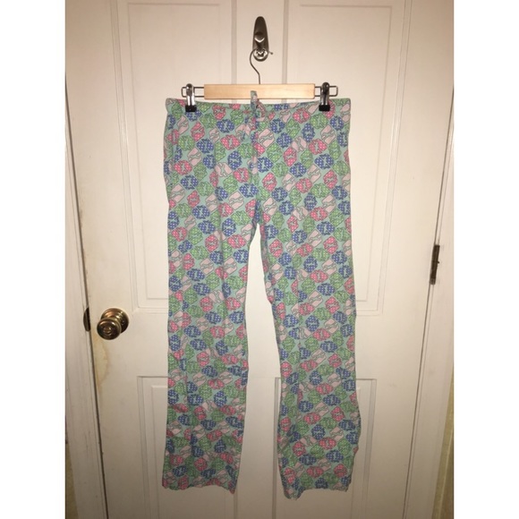 vineyard vines polka dot puzzle lounge pants XS