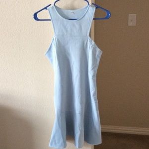 Light blue flounce dress