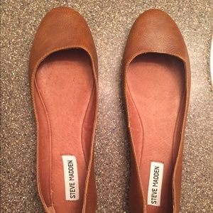 Leather Steve Madden Flats