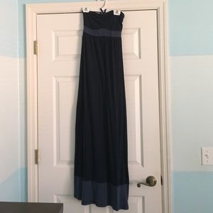 Hollister Navy Maxi Dress