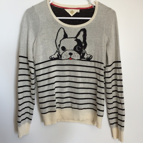 Anthropologie Top Dog Sweater by Monogram XS