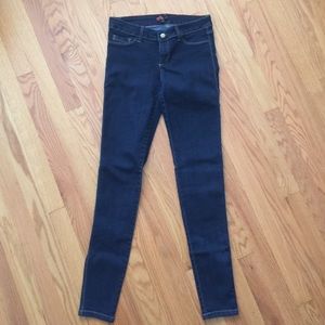 Dark blue stretch jeans forever21