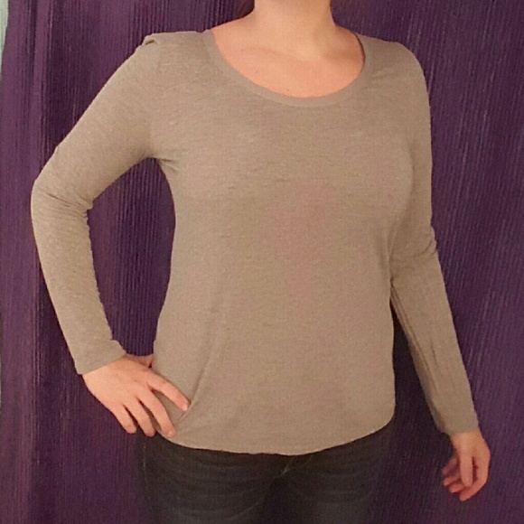 Gap Grey Long-sleeved Tee - Picture 1 of 2