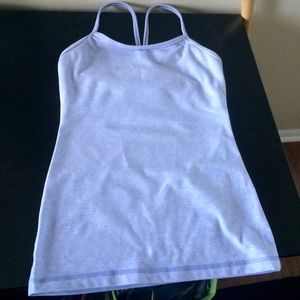 Light heather blue Lululemon tank