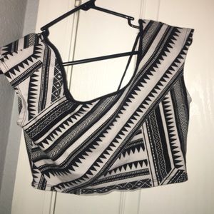 Aztec Crop Top