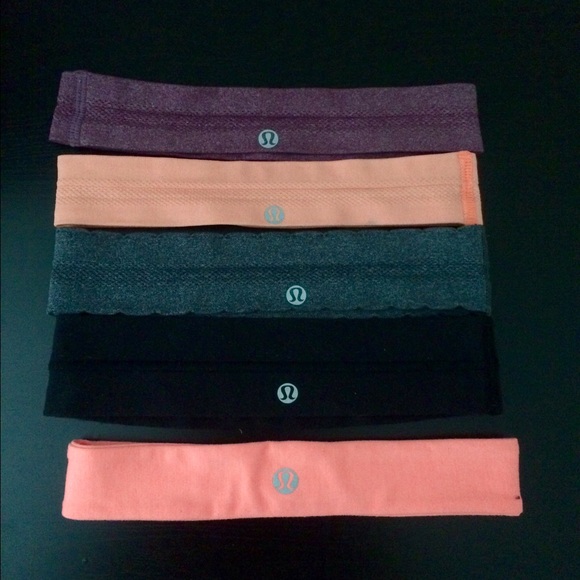 Bundle of 5 Lululemon headbands