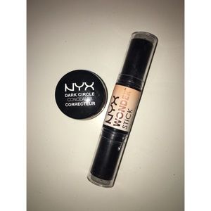 NYX fair concealer and wonder stick lightly used