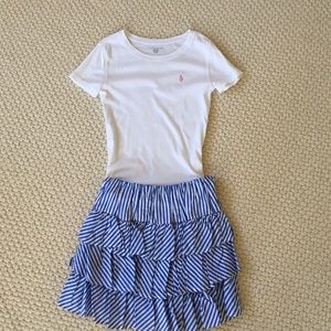 Girls skirt outfit